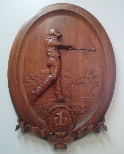 Golf verseny díja faragott díj verseny