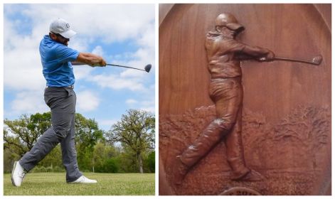 Golf verseny díja faragott díj golf verseny